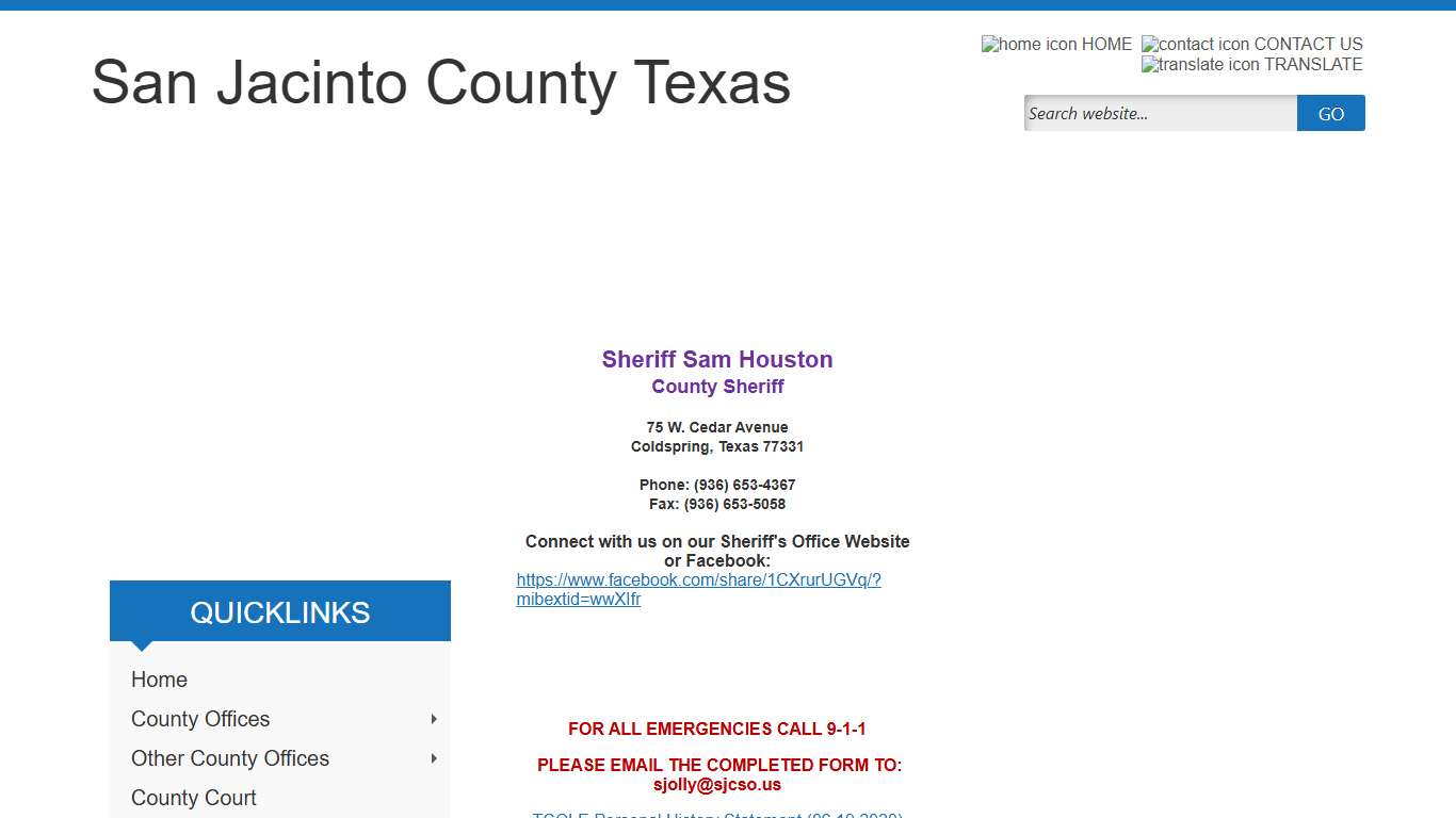 San Jacinto County, Texas