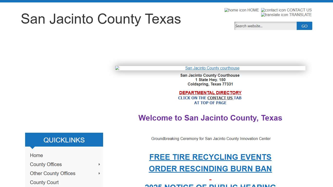 San Jacinto County, Texas